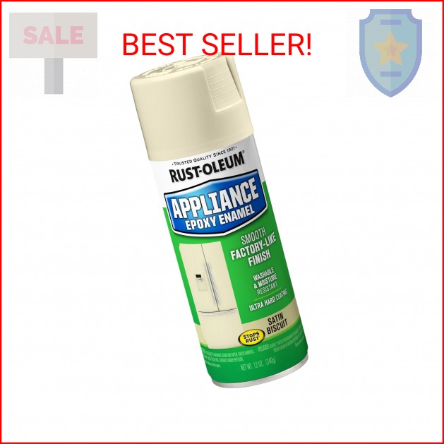 Rust-Oleum 210372 Specialty Appliance Epoxy Spray Paint, 12 oz, Biscuit