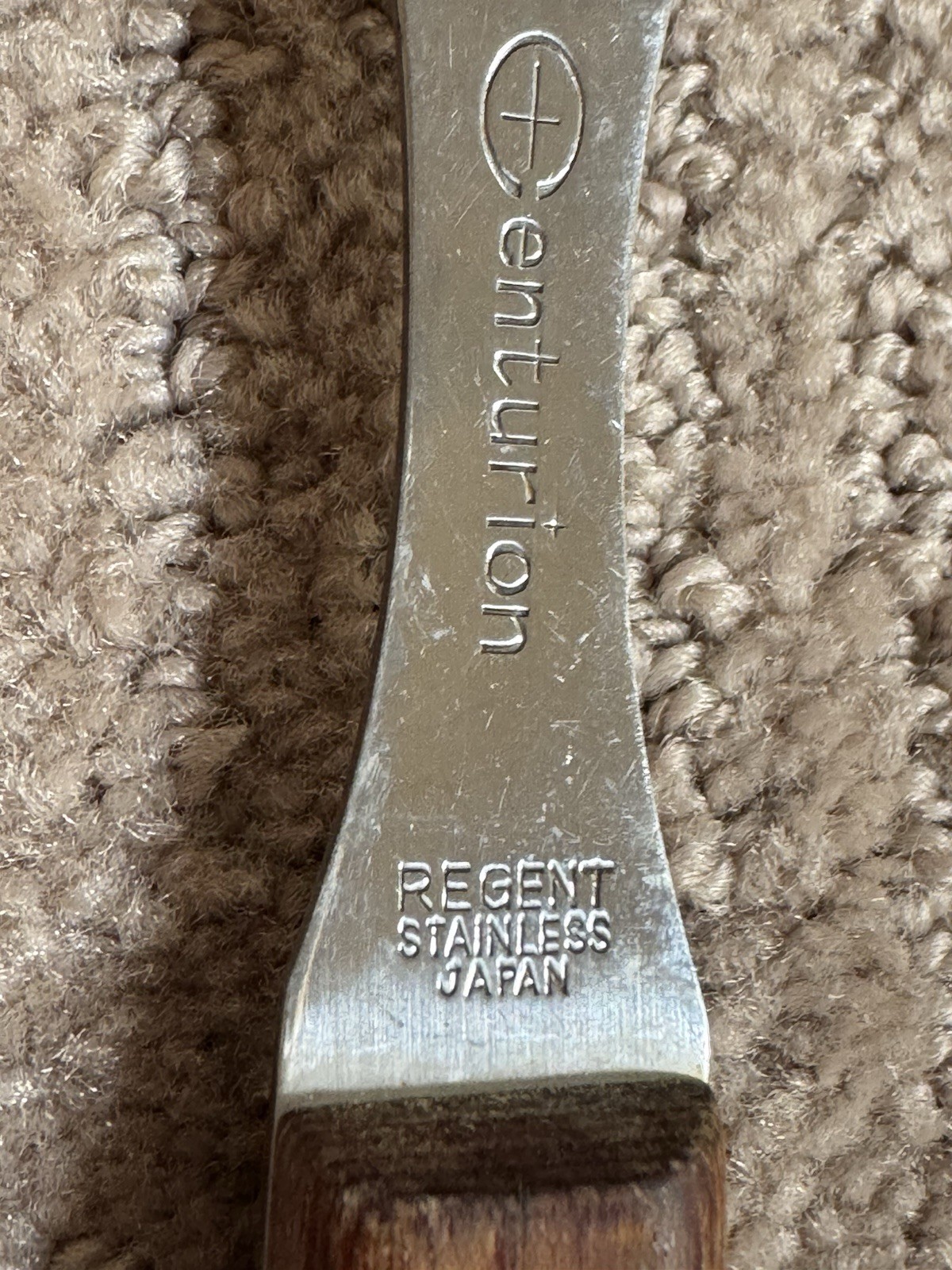 Lot 12 Utensils w/ Wooden Handles Stainless Helco Flint Blue Ribbon Japan USA