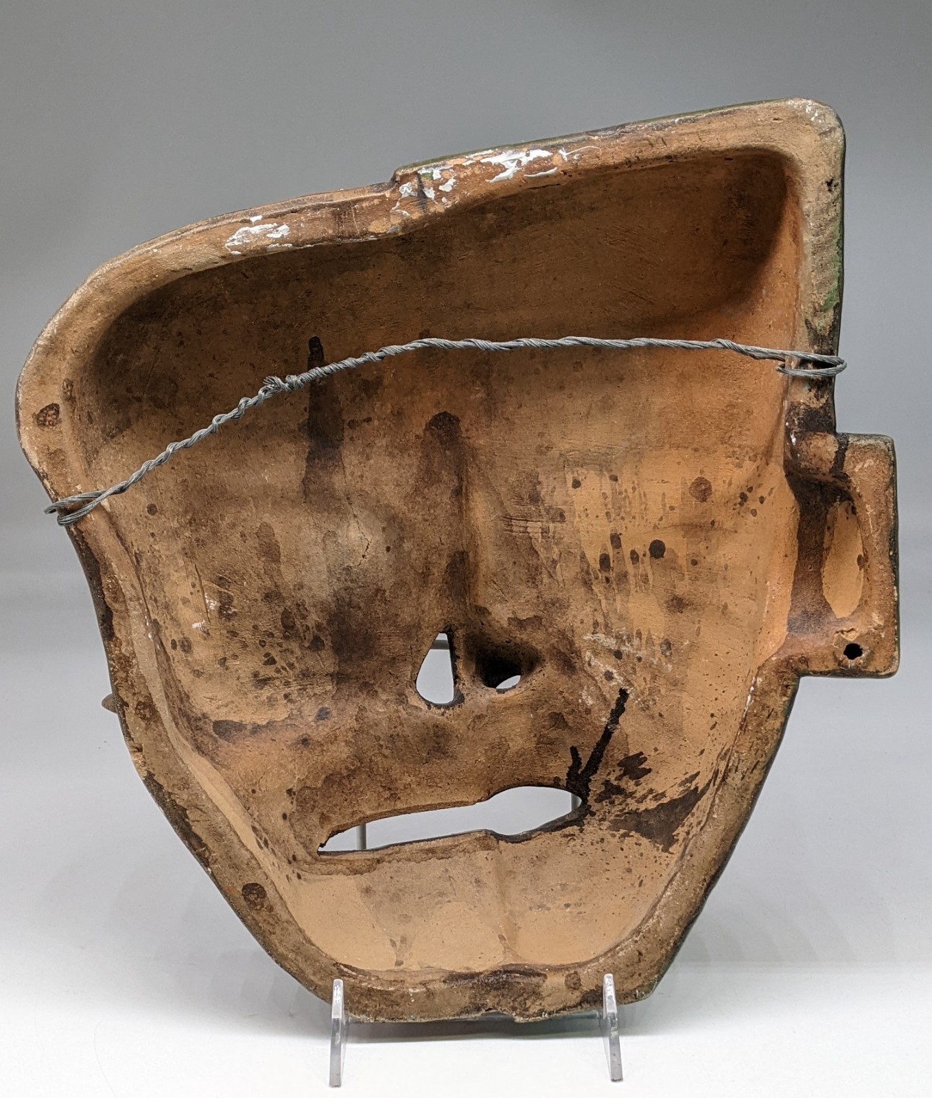 Mexican Mayan Life and Death clay mask