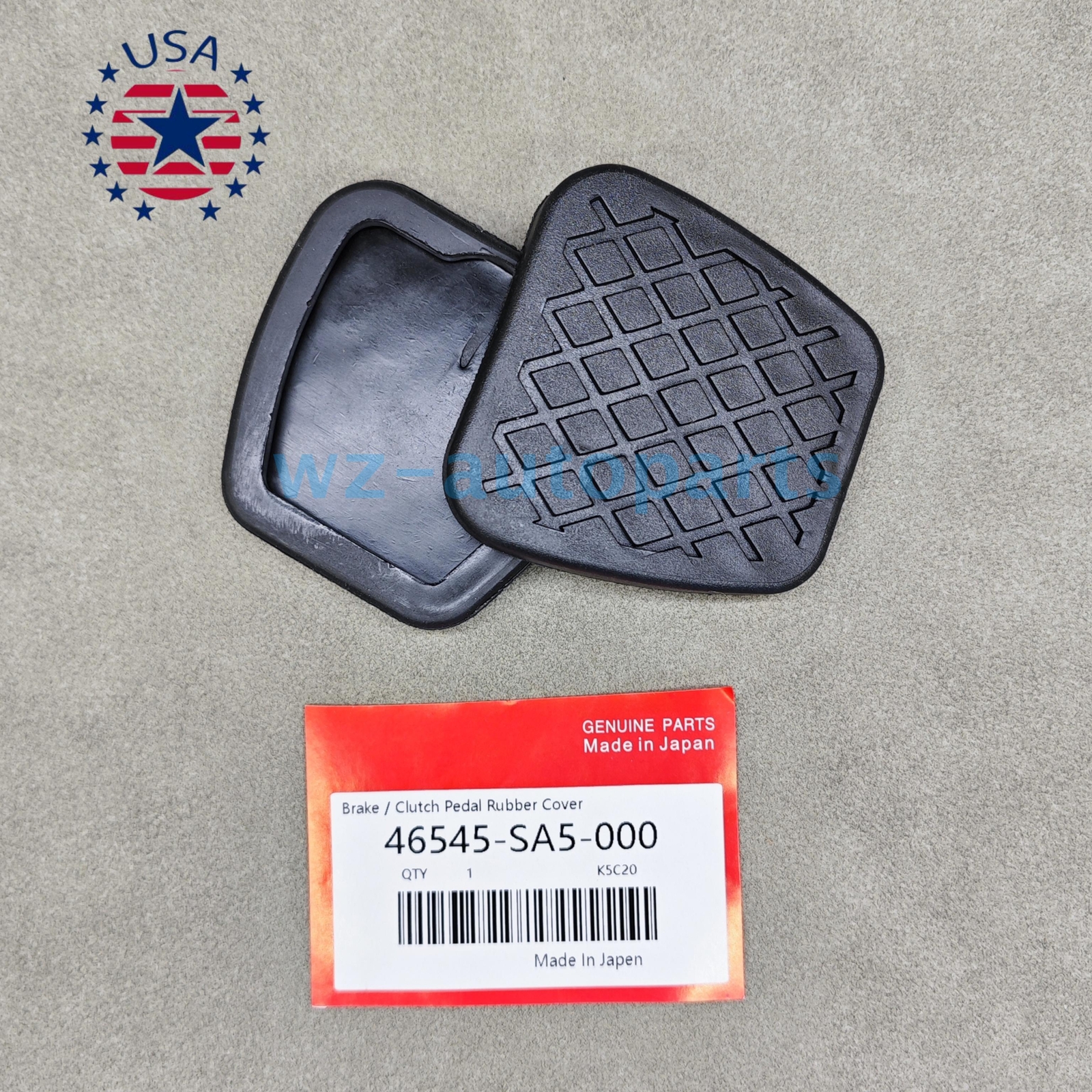 OEM 2× Brake Clutch Pedal Rubber Cover Pads Fits Honda Civic Accord Acura USA