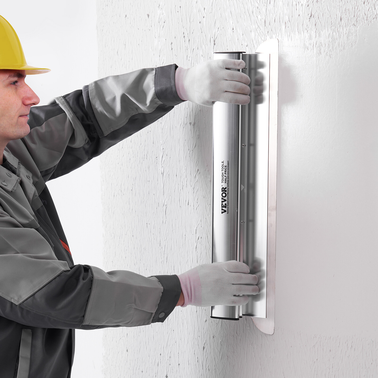 VEVOR Drywall Skimming Blade Set Knife Combo 10/16/24/32/40 in + 34-81 in Handle