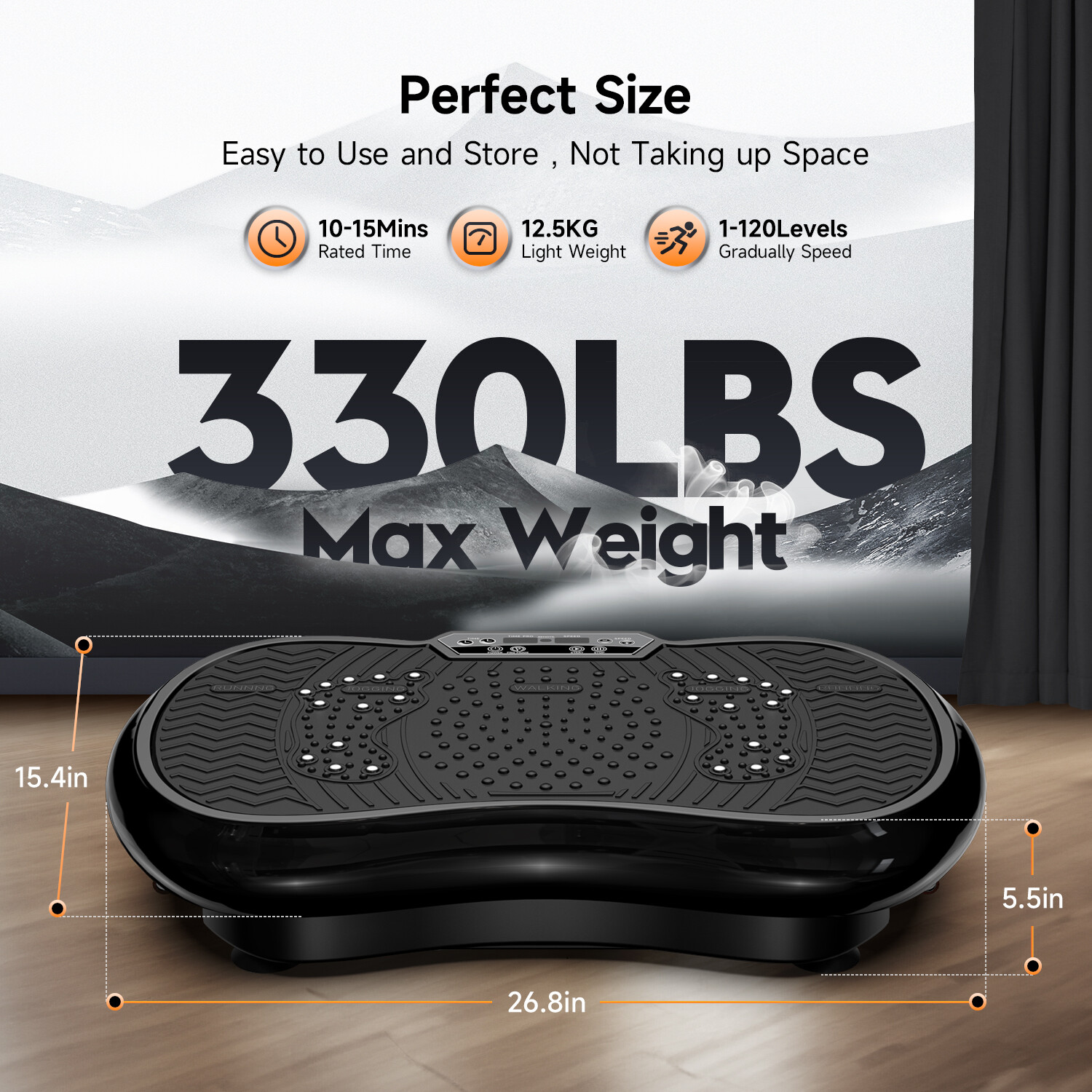 Vibration Platform Plate Whole Body Exercise Fitness Massager Machine Slim