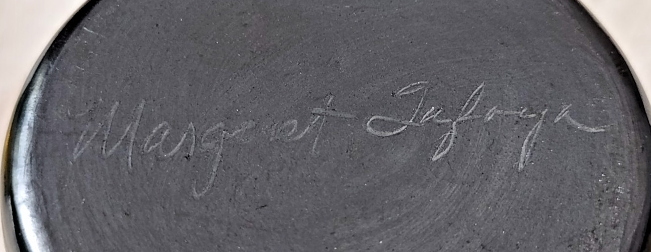 MARGARET TAFOYA SERPENT VASE SANTA CLARA PUEBLO CARVED BLACKWARE POTTERY