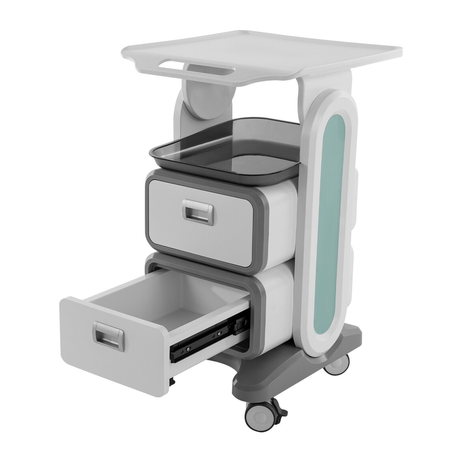 Dental Storage Cabinet Drawers Mobile Utility Cart /4 Layer Dental Trolley NEW