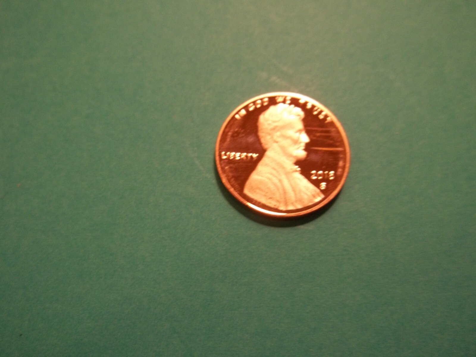 2018 "S" Proof Gem Lincoln Cents taken from PROOF Sets