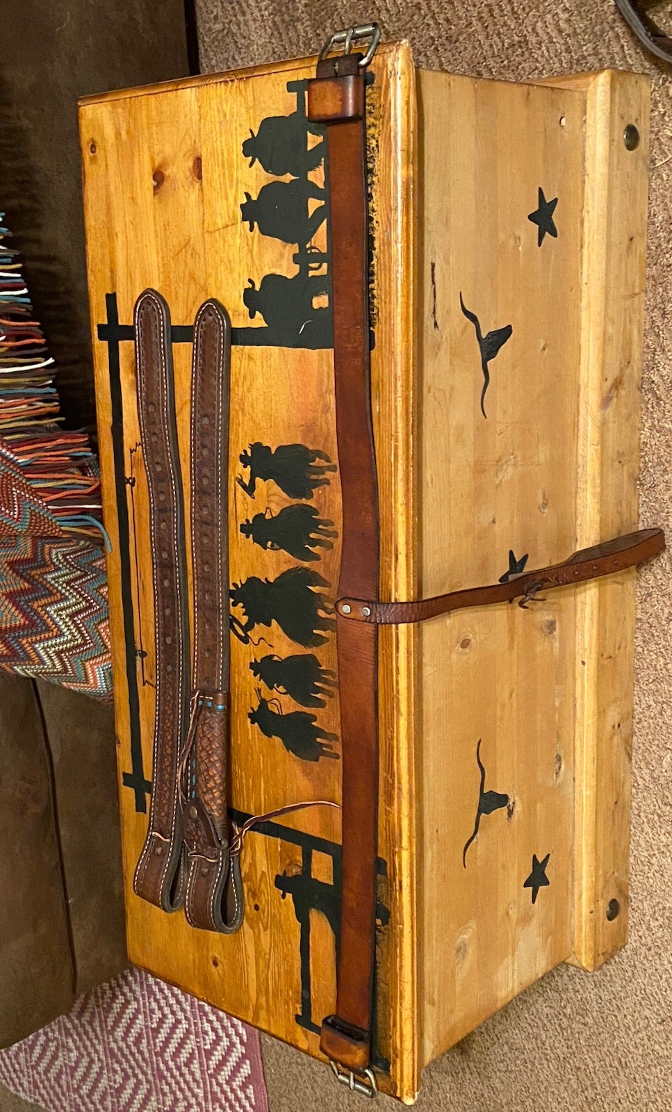 Double J Saddlery Western Saddle Back Billets + Flank Cinch BuckstitchHolder USA