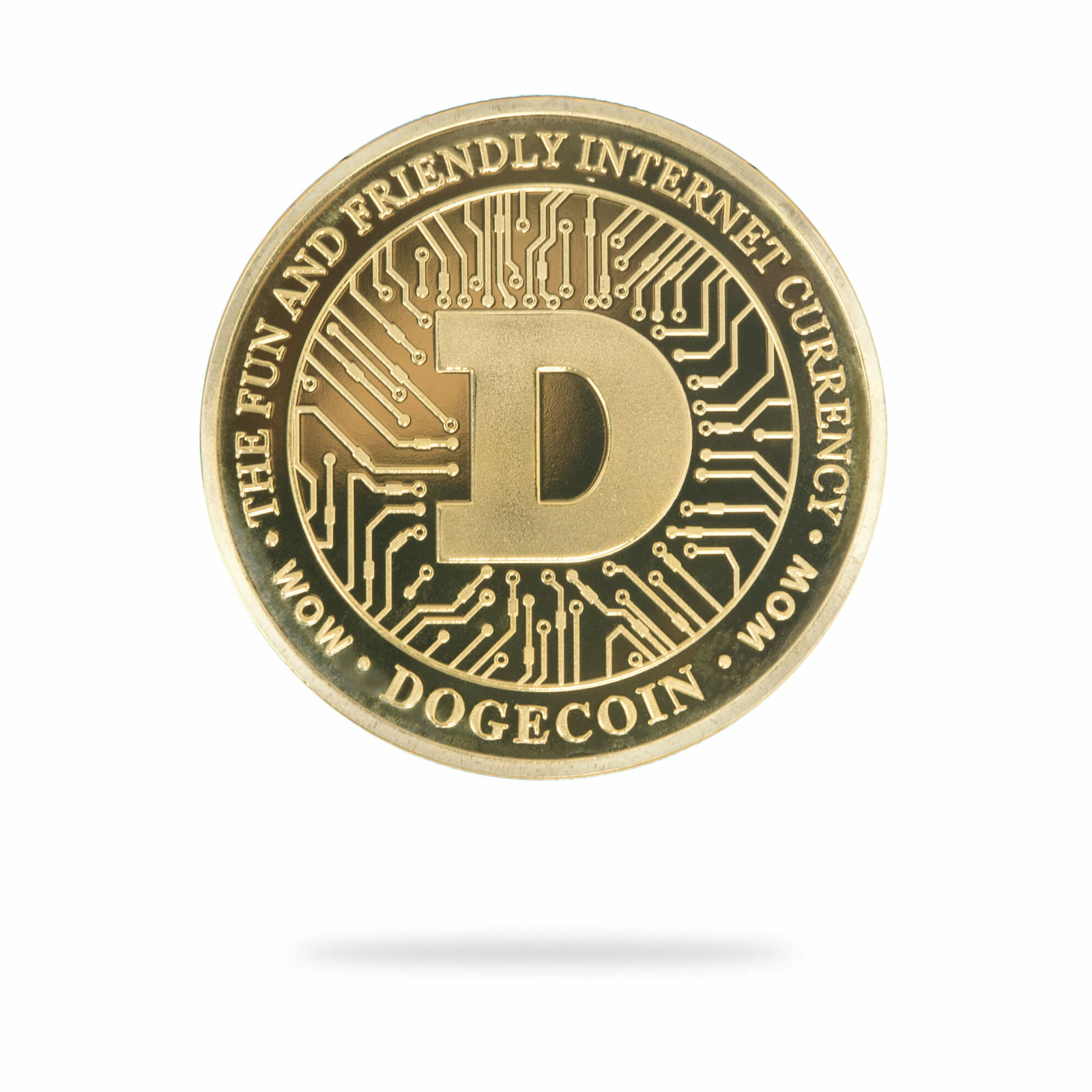 Dogecoin (DOGE) Physical Crypto Coin by Cryptochips | High Quality Collectables