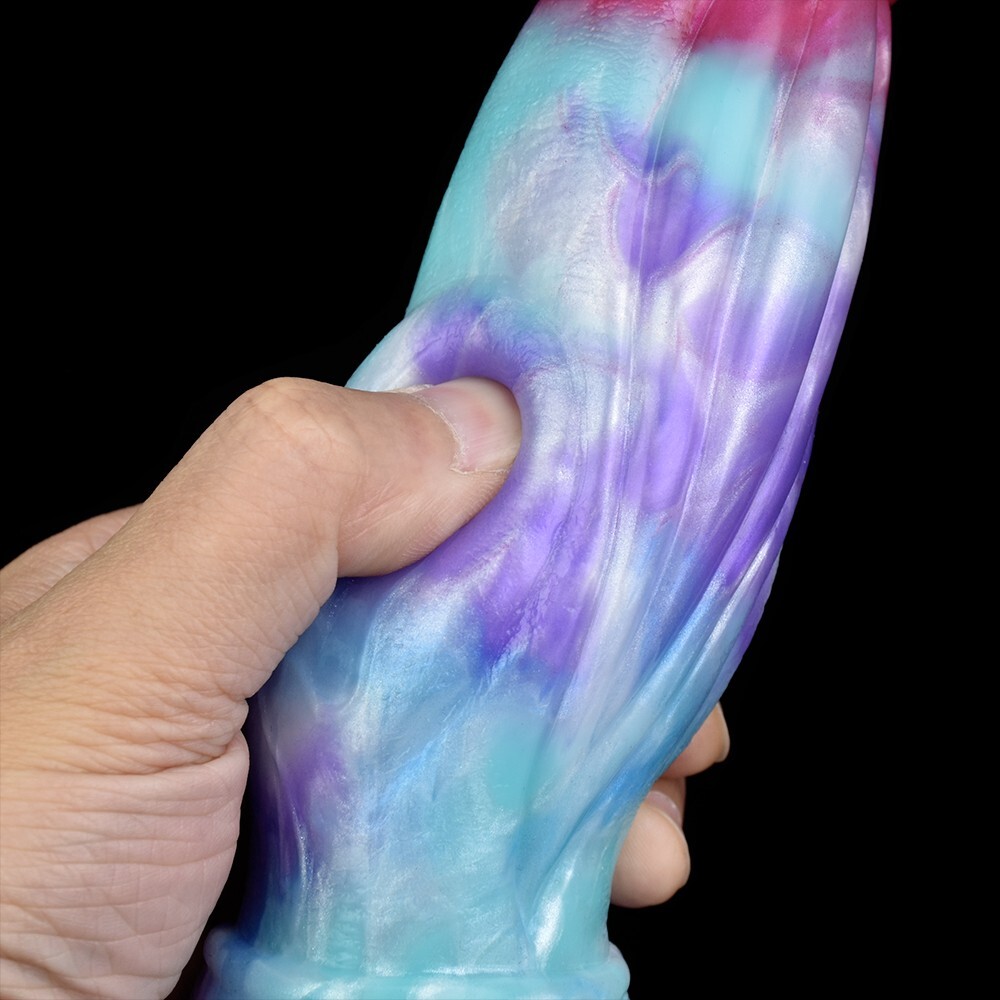 Soft Silicone Fantasy Dildo Realistic Dragon Penis Big Knot Butt Plug Sex Toys
