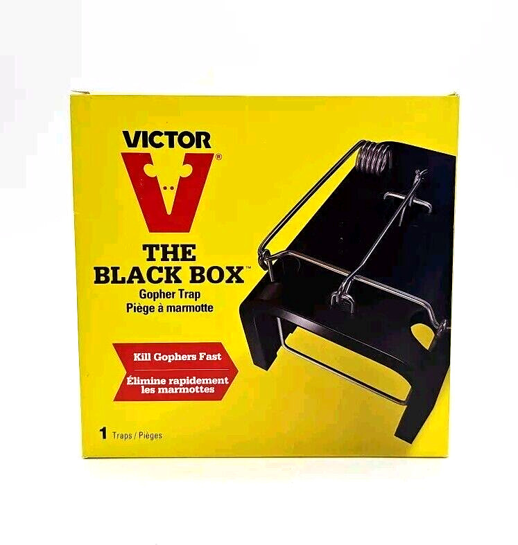 Victor Black Box Gopher Trap 0625 - Easy Set Trap *Rare* Hard To Find
