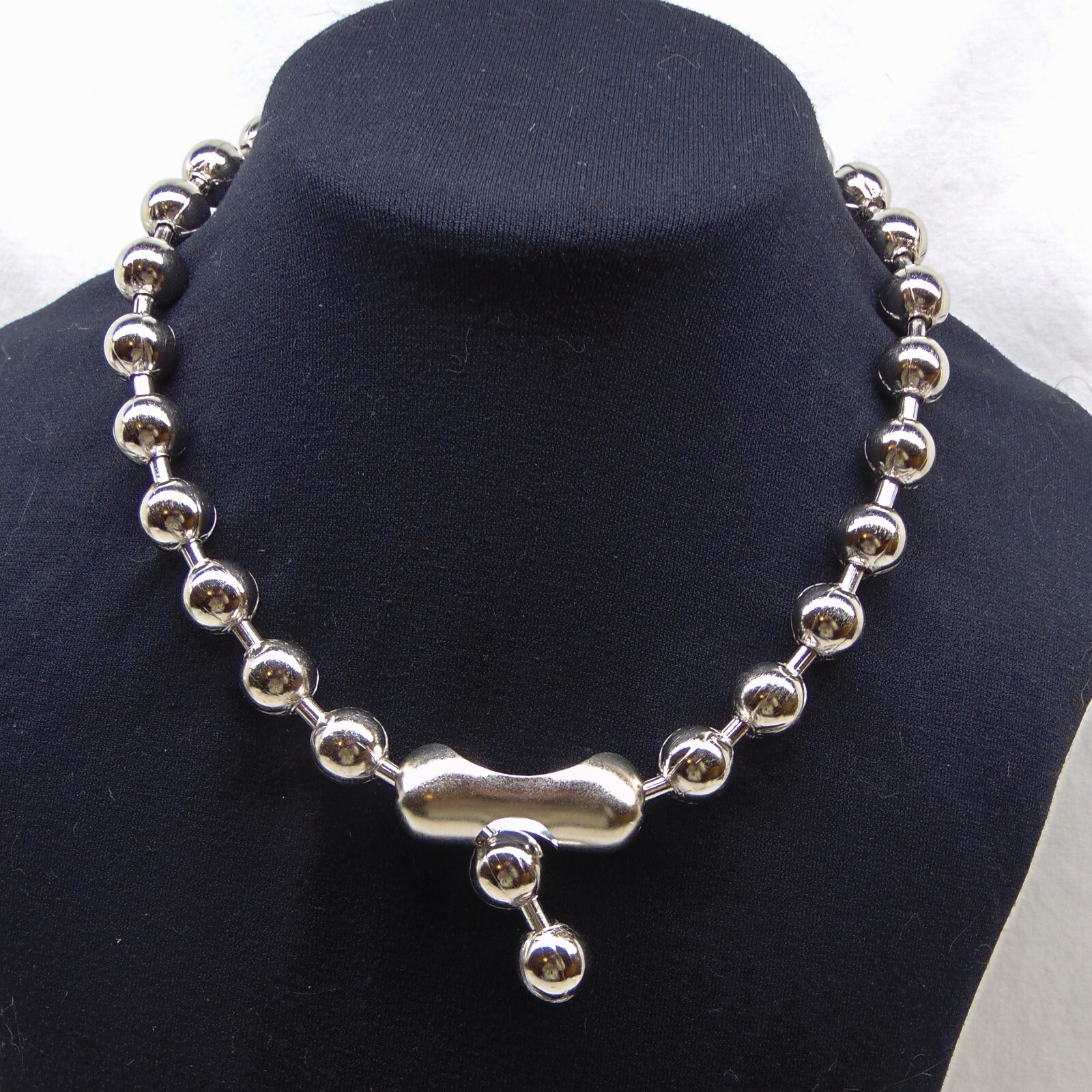 12mm #30 Steel BALL CHAIN NECKLACE or Bracelet Goth Punk 1/2" BEADS Pick Length