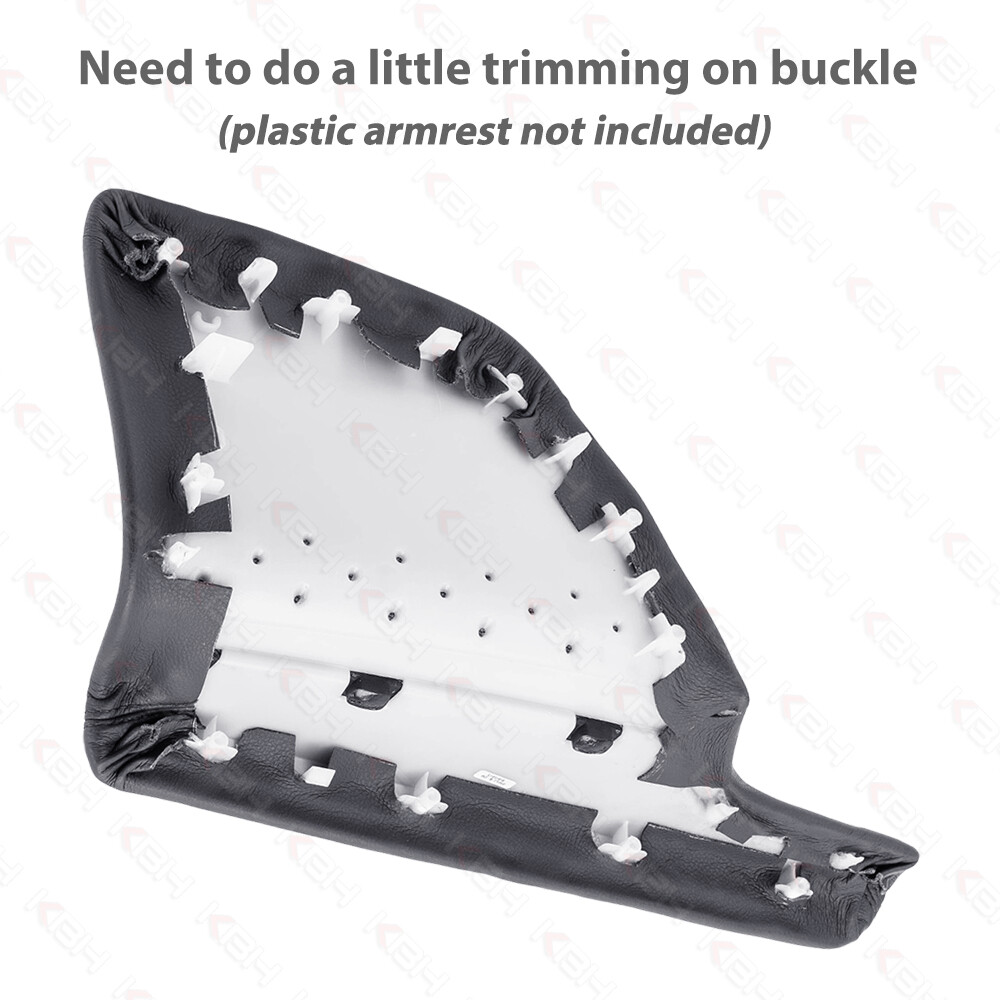 Pair Fits 2011-2016 2017 Honda Odyssey Door Panels Armrest Vinyl Cover Trim Gray