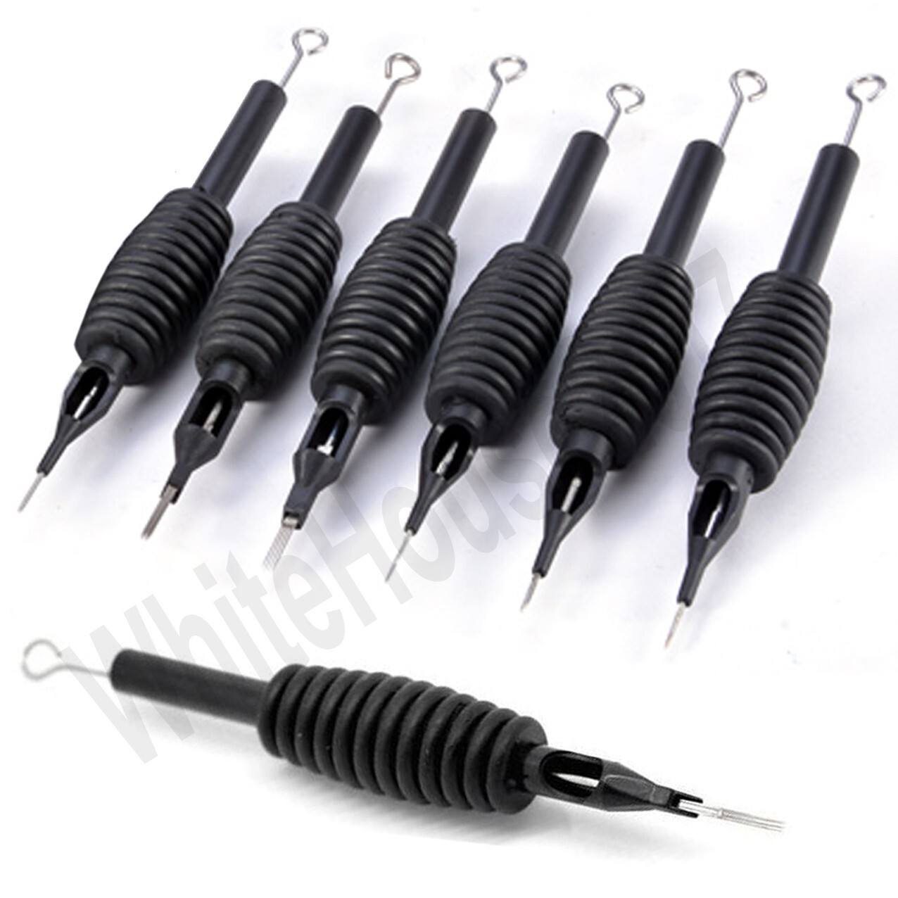 100 pcs Sterile Tattoo Needle with Tube 3/4" Grip and Tip Combo - RL,RS,M1