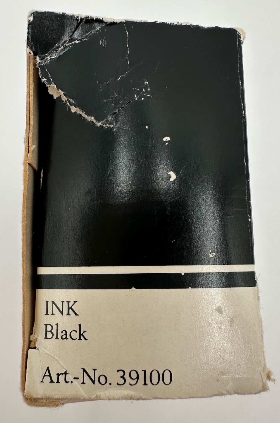 Vintage Mont Blanc Ink & Bottle 39100 BLACK 50ml Vintage NEW