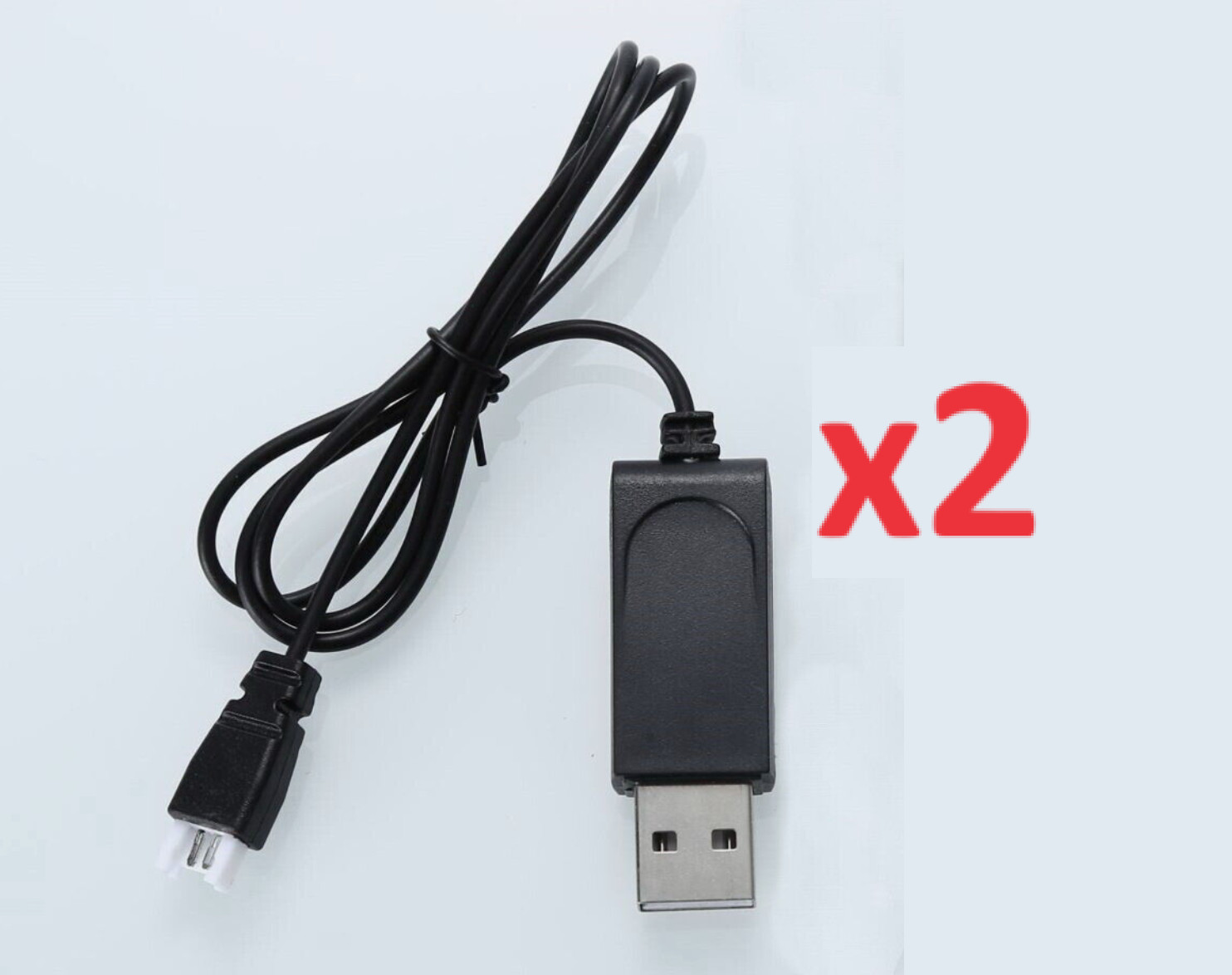 2 Battery Chargers for Sharper Image 2.4GHz RC Mach 10" Drone with Stream Camera