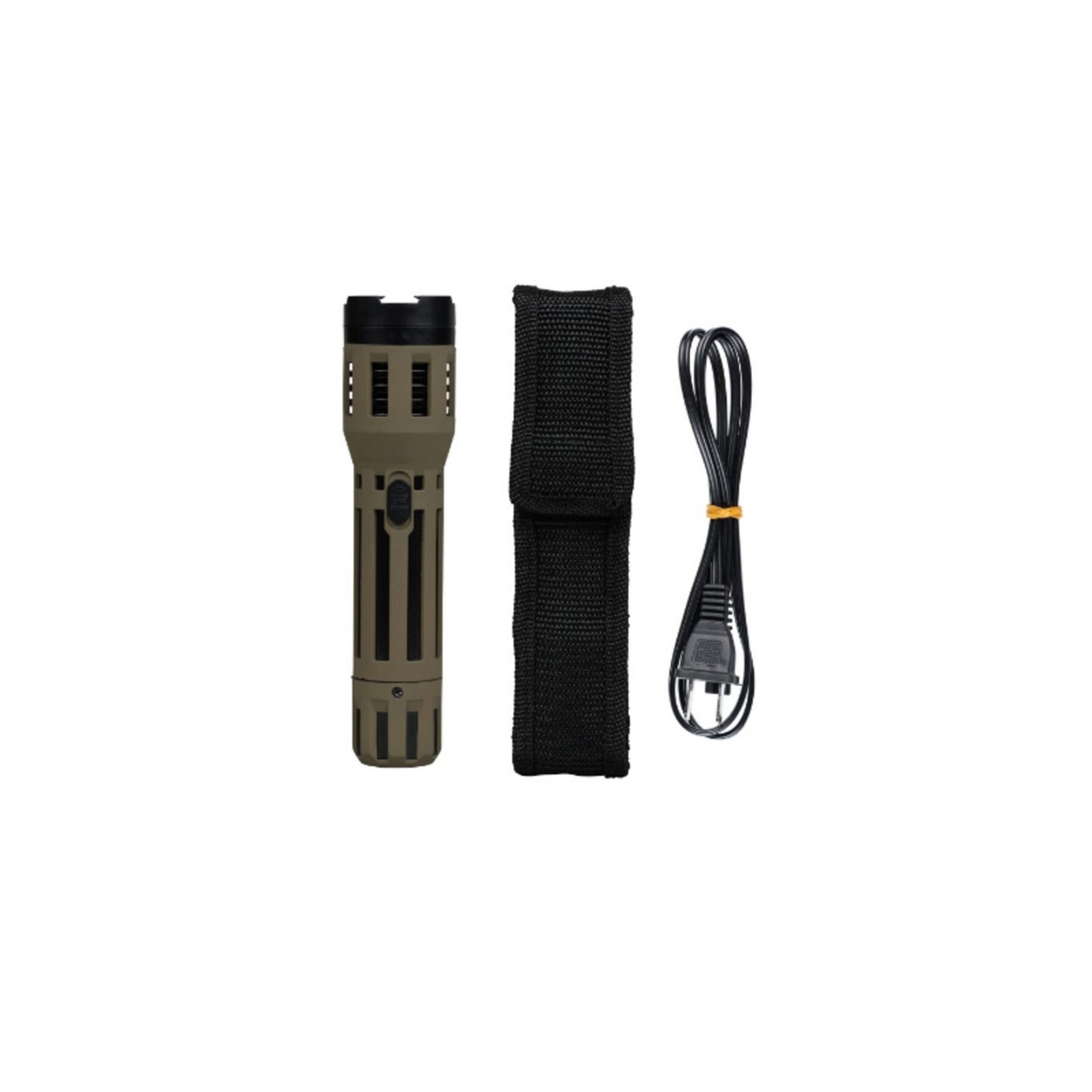 Sabre Stun Gun & 120 Lumen LED Flashlight Self Defense, OD Green - S-2000SF-G