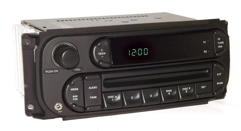 2004 Dodge Ram 3500 Truck Radio AM FM CD Player Digital RBK w Auxiliary Input
