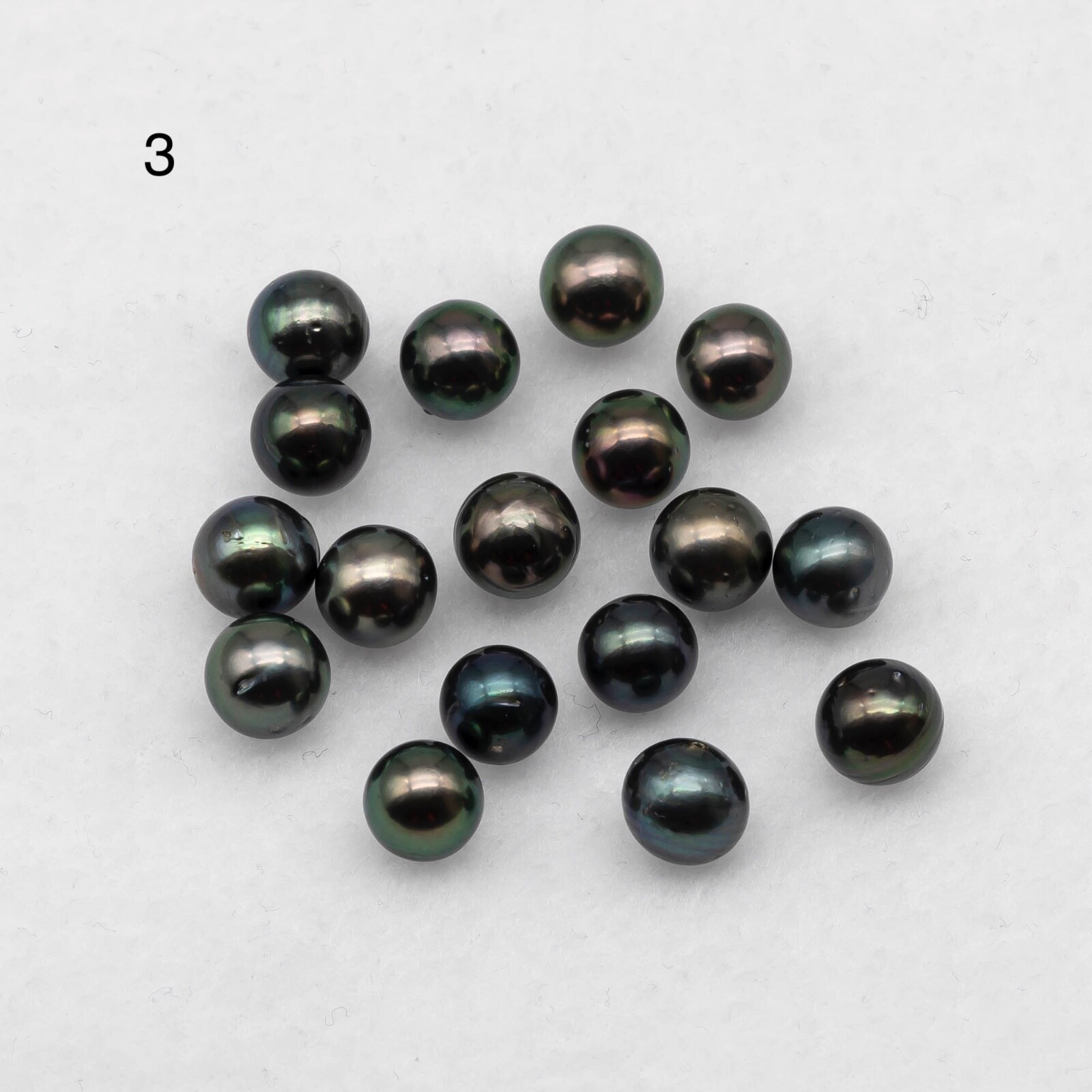 8-10mm Tahitian Pearls Loose Undrilled from Dark to Light Color, 1 Piece