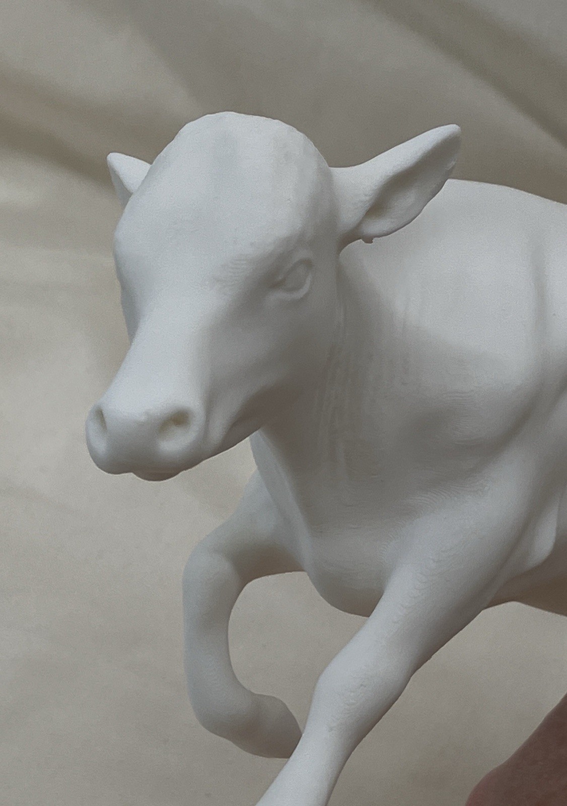 1:12 Unfinished Running Steer Cow 3d Print Classic Scale Breyer Model Horses Etc