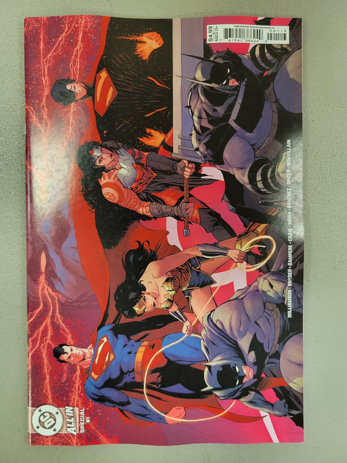 DC All In Special #1 3rd print Dragotta Variant 2026