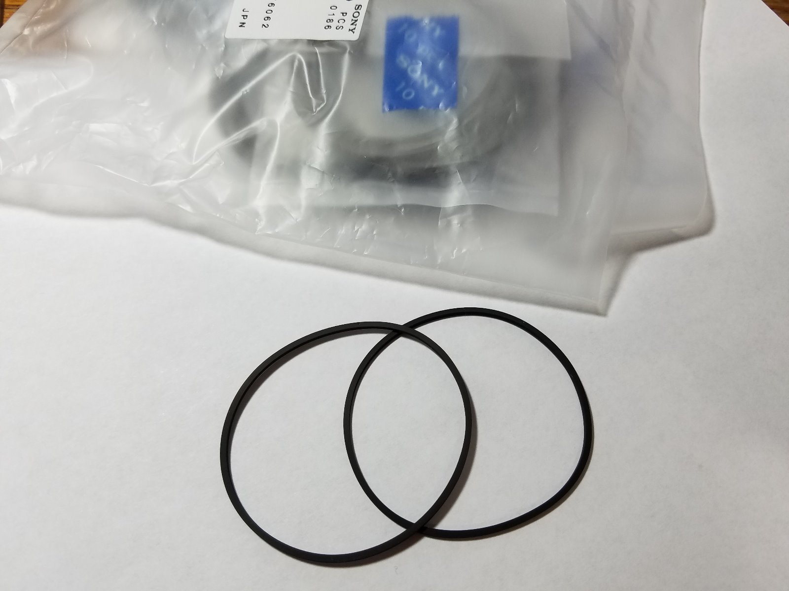 SONY 300 CD Player REAL SONY Brand (2) Belts CDP-CX300 CDP-CX355 see more models