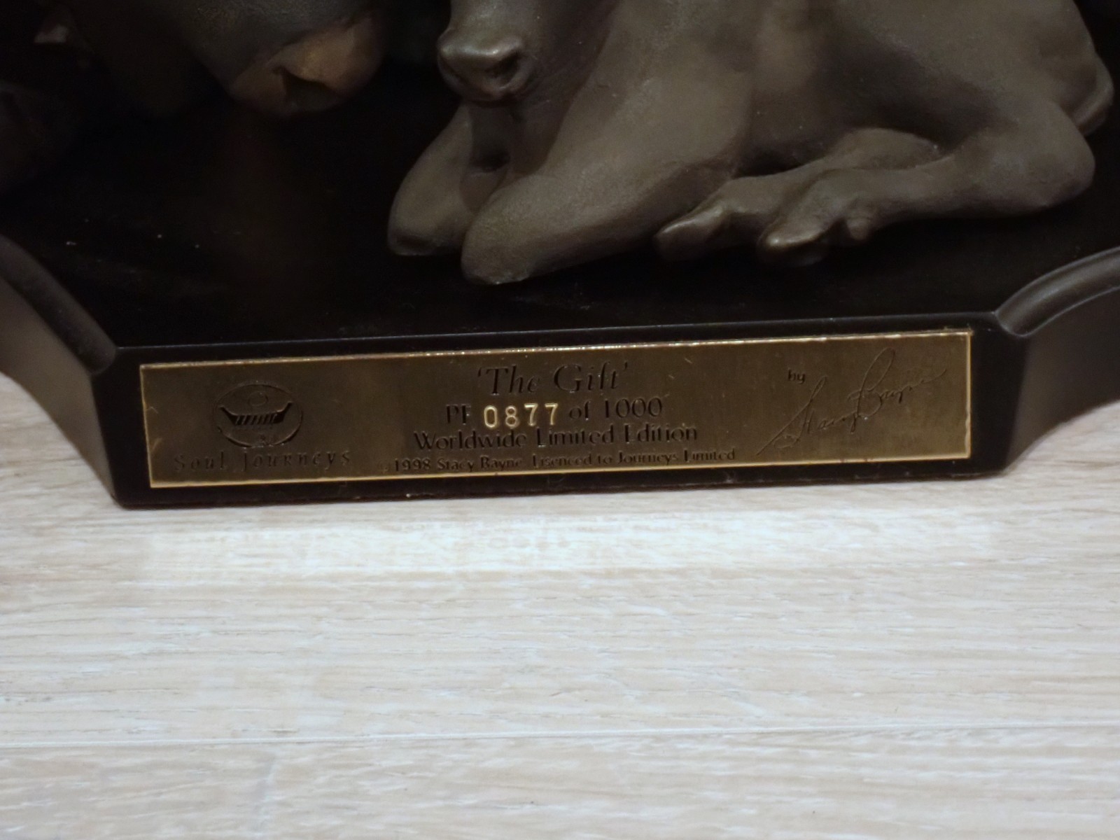 MIB AFRICAN AMERICAN SCULPTURE Soul Journeys - Maasai Sculpture; The Gift # 877