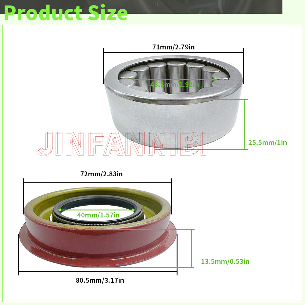 2 Sets Rear Wheel Axle Bearing & Seal Kit LH RH for Chevy Silverado 1500 #513067