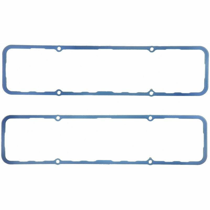 Fel-Pro P1628 Small Block Chevy Molded Blue Silicone Valve Cover Gasket Pair / 2