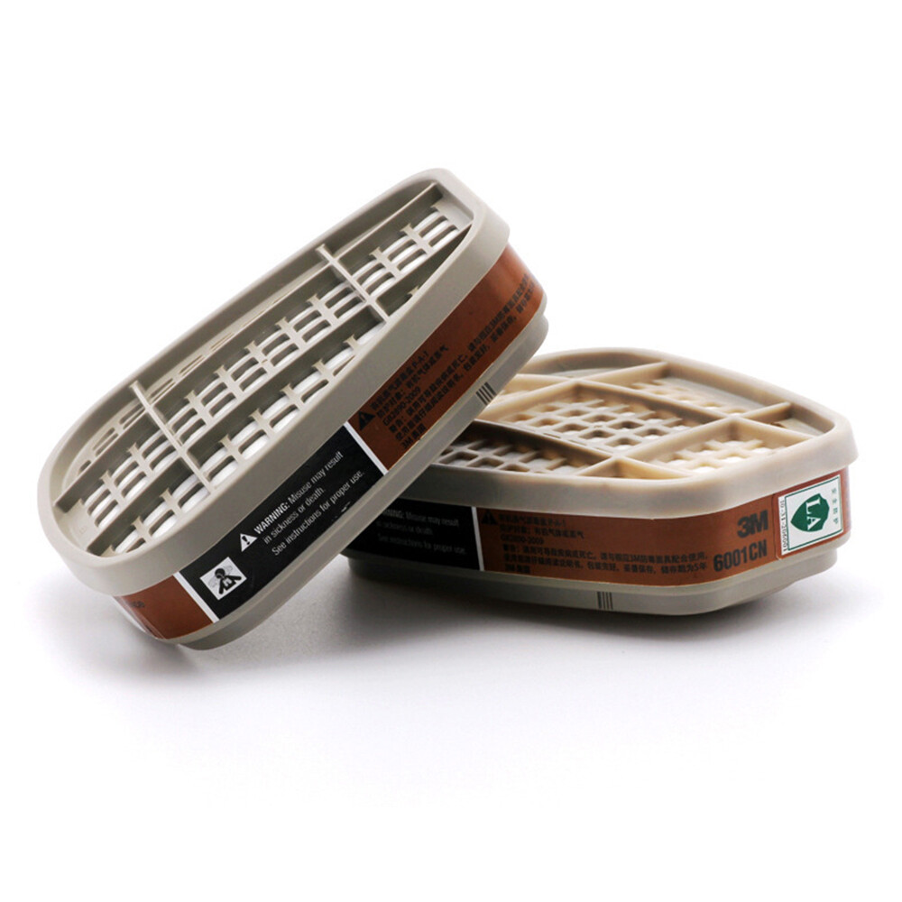 4PC 6001CN Organic Vapor Respirator Filter Cartridge For 6200 6800 7502 Gas Mask