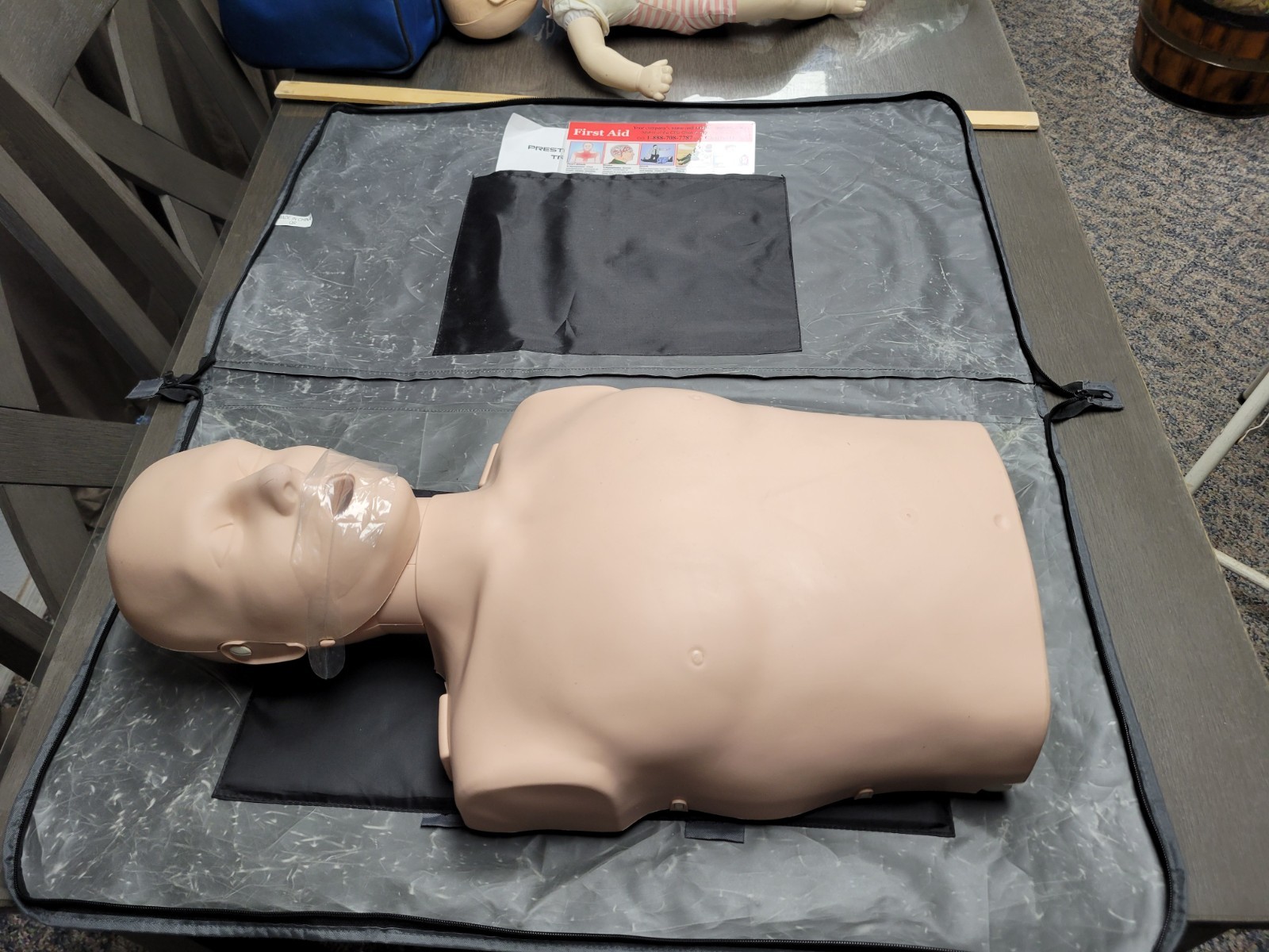 Huge Lot Of Prestan Adult Baby Anne CPR Manikin Kit Trainer Bundle With Extras