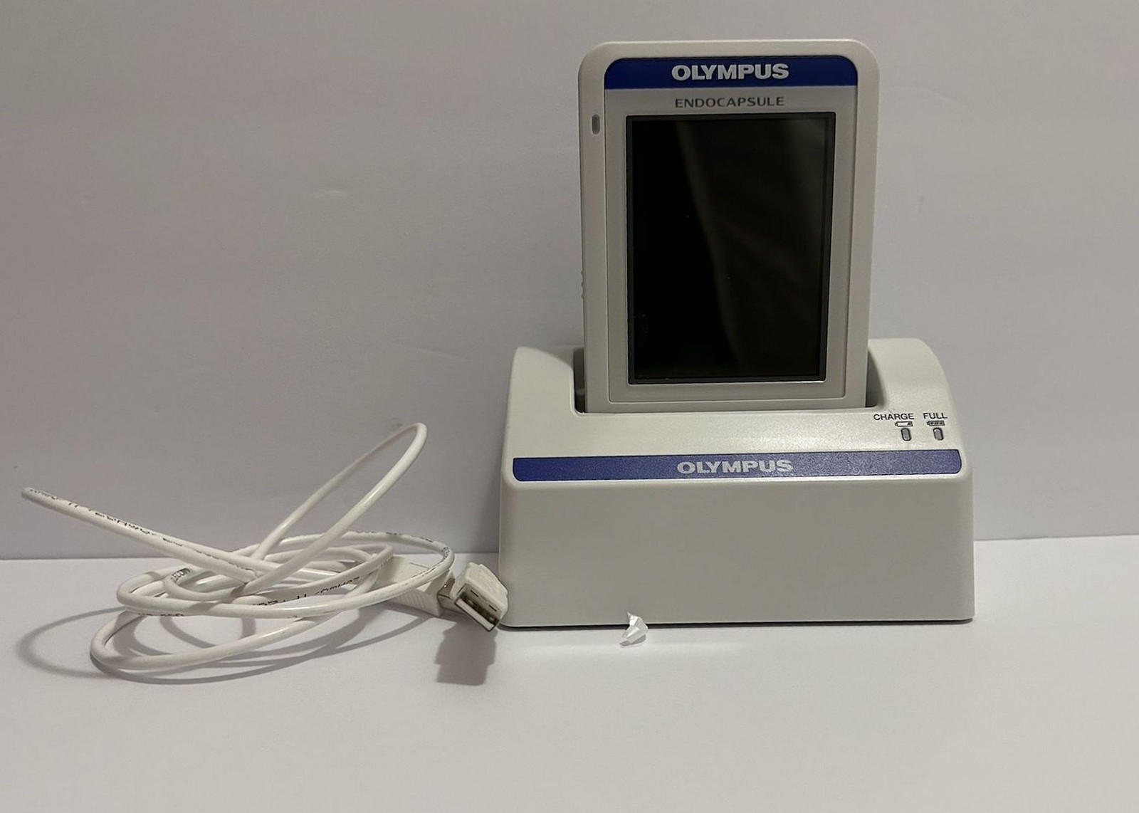 Olympus RE-10 Endocapsule Recorder Endoscopy w/ Cradle MAJ-2032 NO ADAPTER