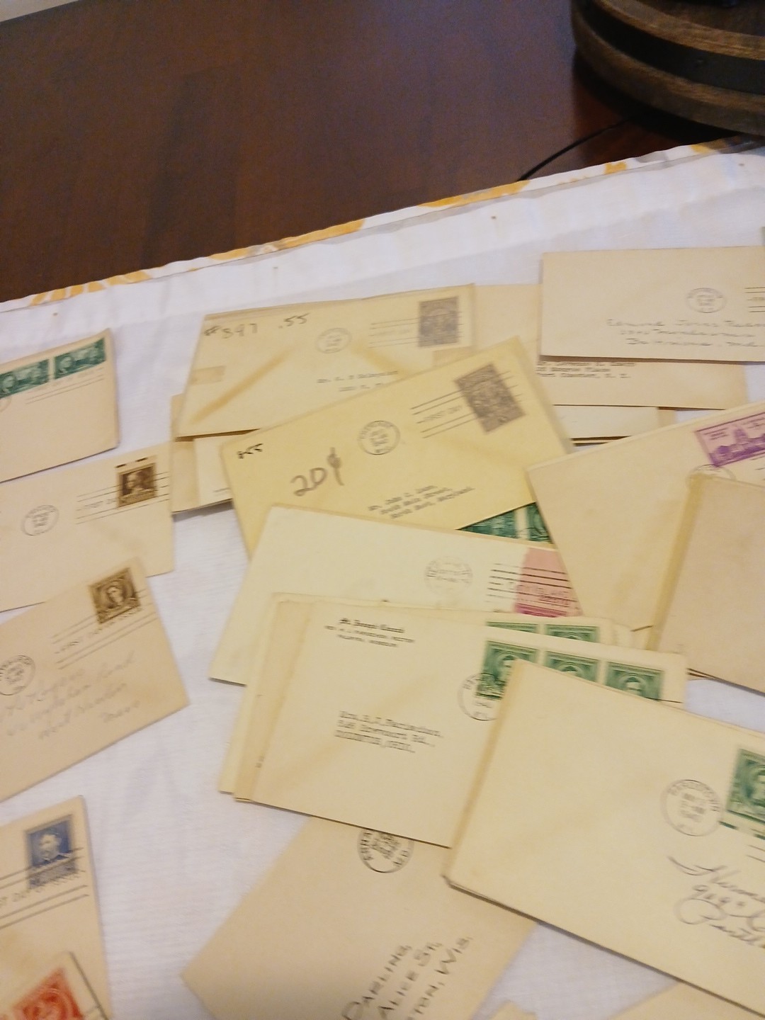 U.S.-1930's-40's-50's-60's-lot of 100 Early Postal Covers Random Pull FDC Estate