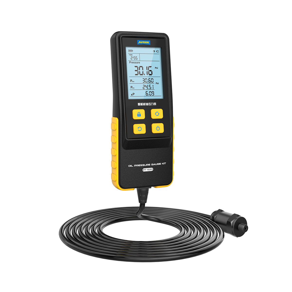 Oil Pressure Tester Kit Tool 0-426 PSI Engine Oil Pressure Tester Digital Gauge