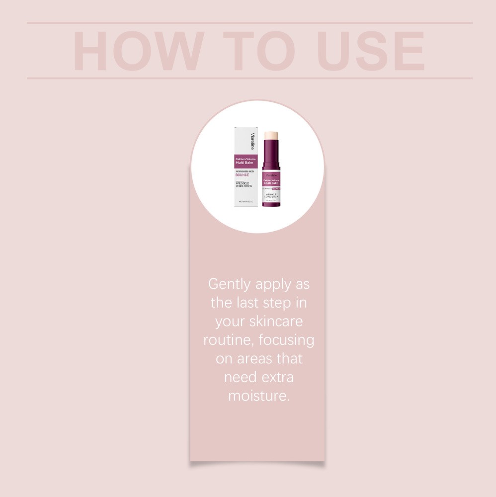 2Pack Calcium Volume Multi Balm, Wrinkle Core Stick, Anti-aging, Hydrating Firm