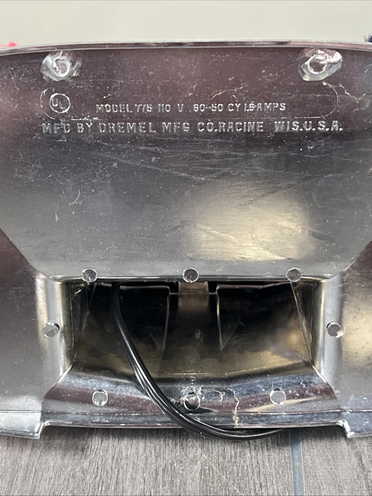 Vtg Dremel Model 775 Electric Double Shoe Boot Shiner Polisher Buffer - WORKS