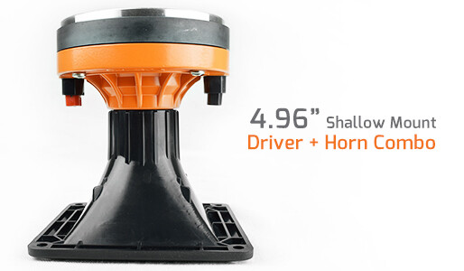 2x PRV Audio WG270Ph Compact Phenolic 2" VC Compression Driver + Horn 300 Watts