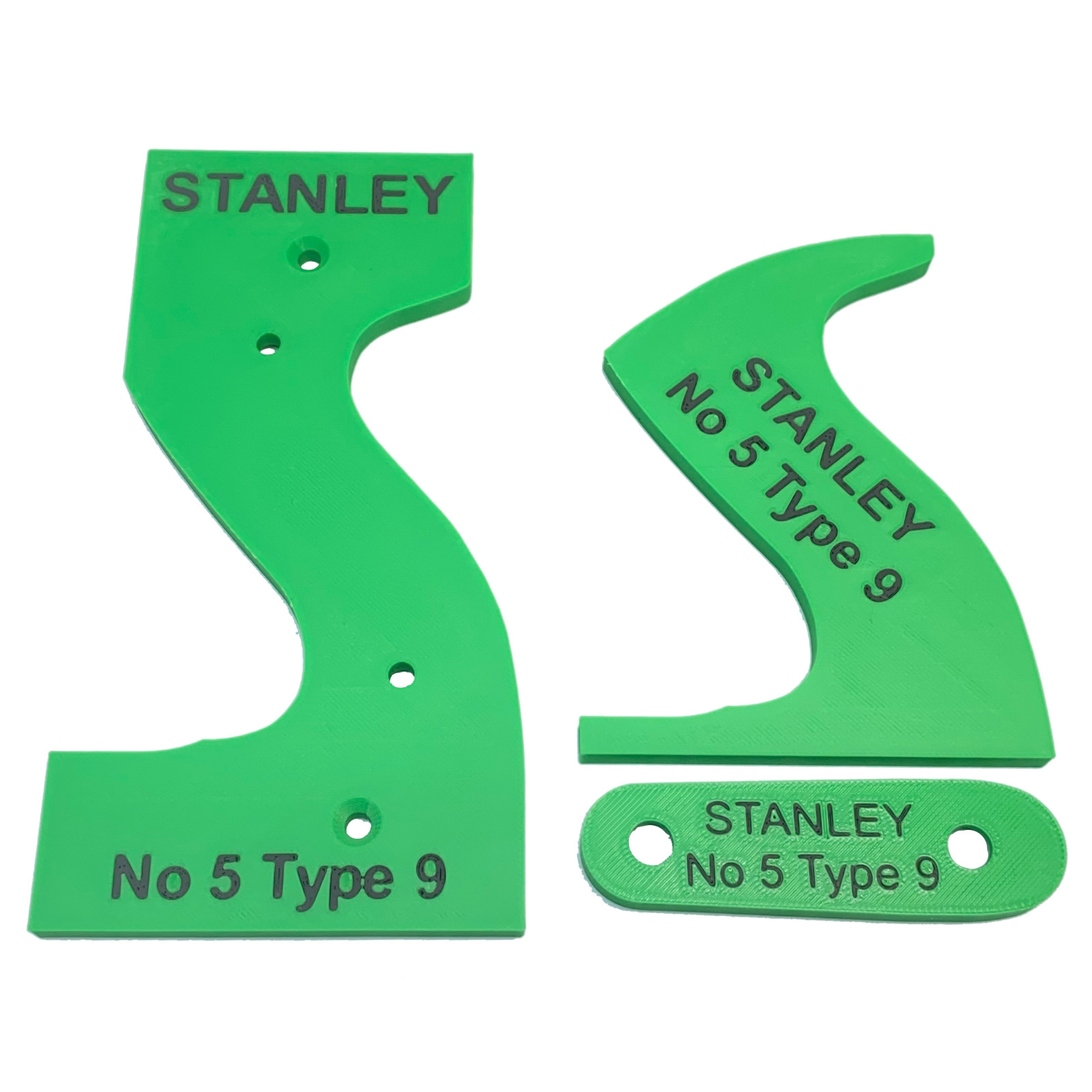 Stanley Hand Plane Tote Template 12-Piece Set for Woodworking