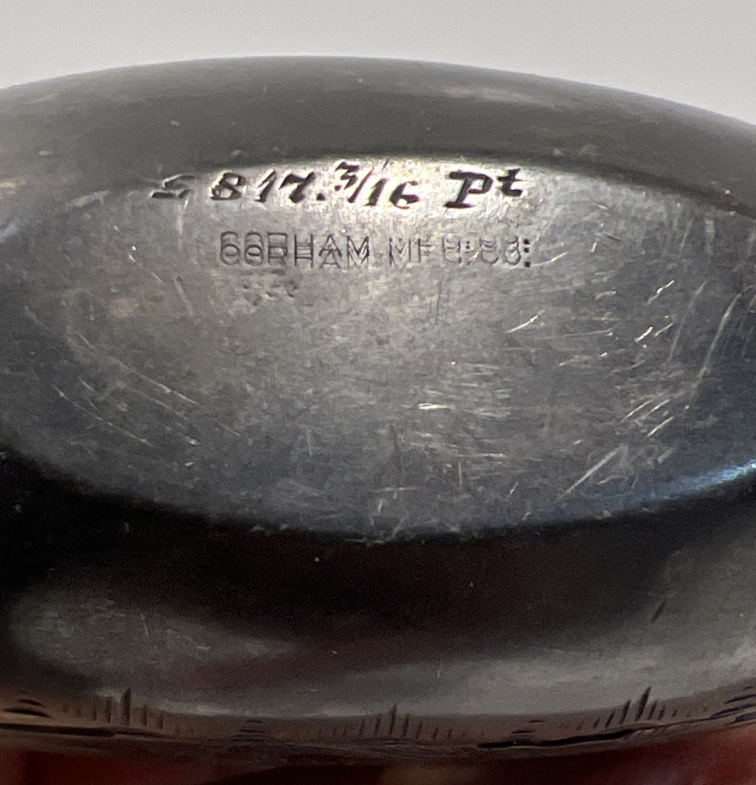 Antique Gorham .925 Sterling Silver Over Glass Overlay Flask Unmolested