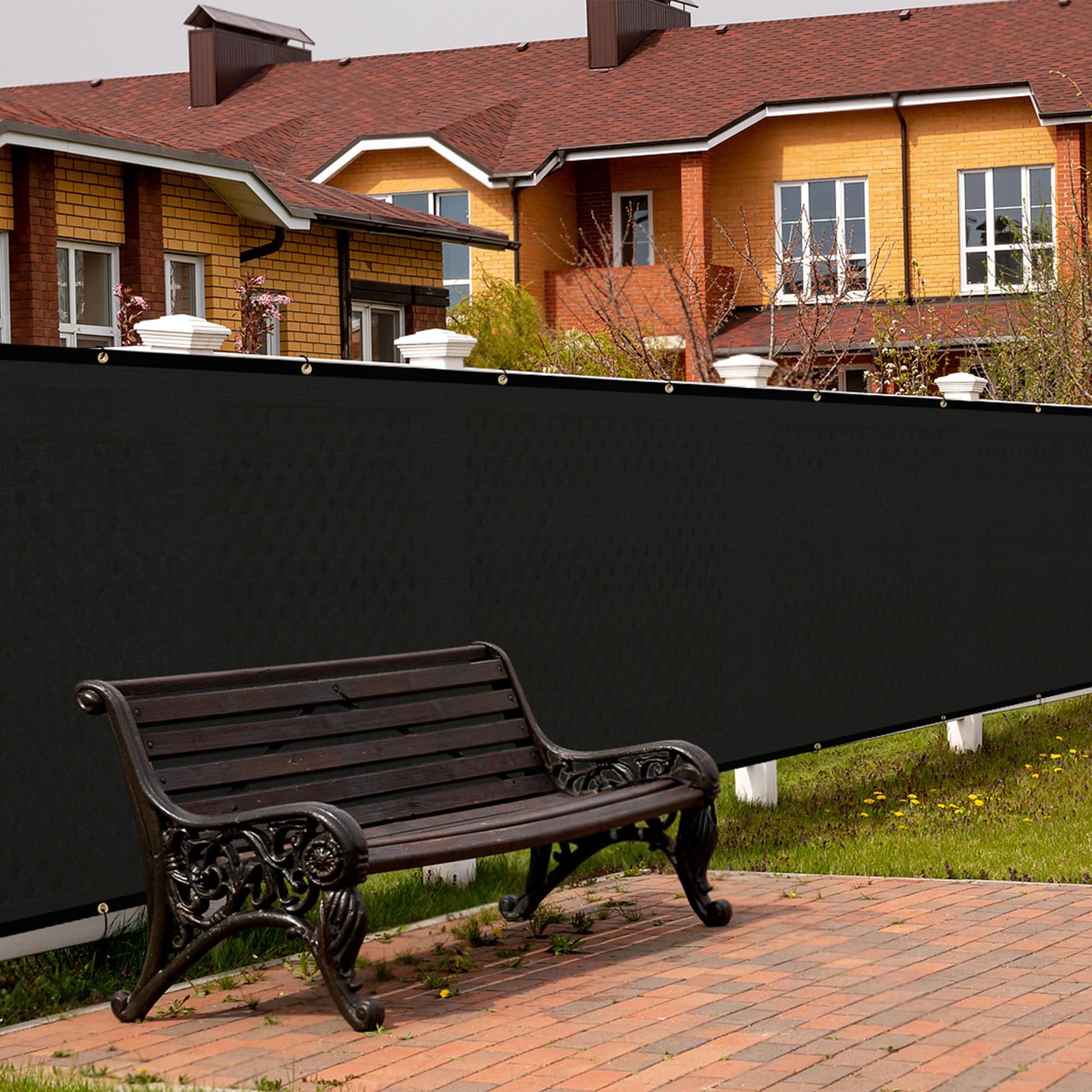 3ft x 50ft Fence Privacy Screen, Heavy Duty 150 GSM Fencing Mesh Shade Cover ...