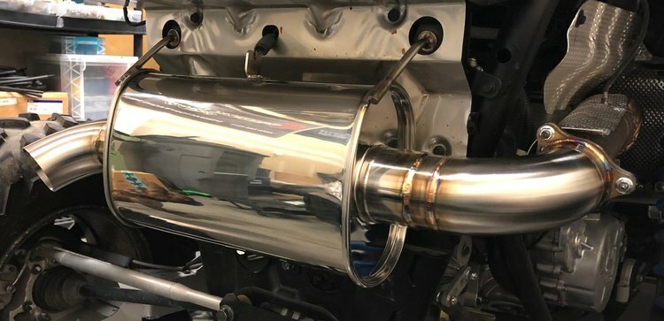 2016-2021 RZR XP Turbo Slip-On Exhaust by Treal Performance (Single Tip)