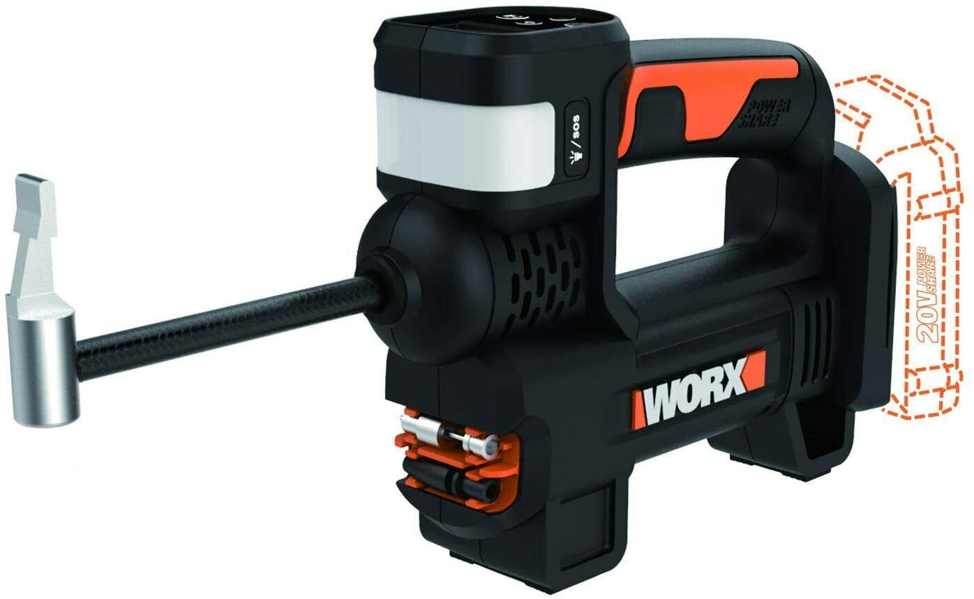 WX092L.9 Worx 20V Power Share Portable Air Pump Inflator - No Battery/Charger