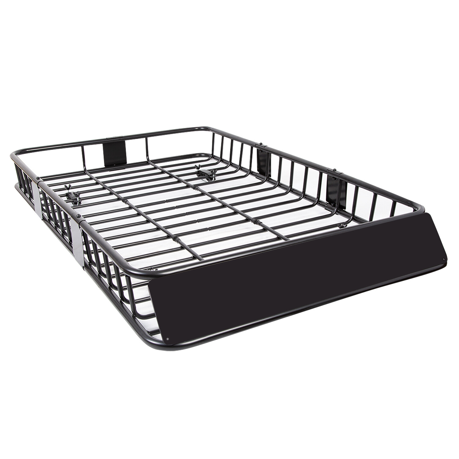 64" Roof Rack Basket Cargo Carrier w/ Extension Top Luggage Holder For SUV