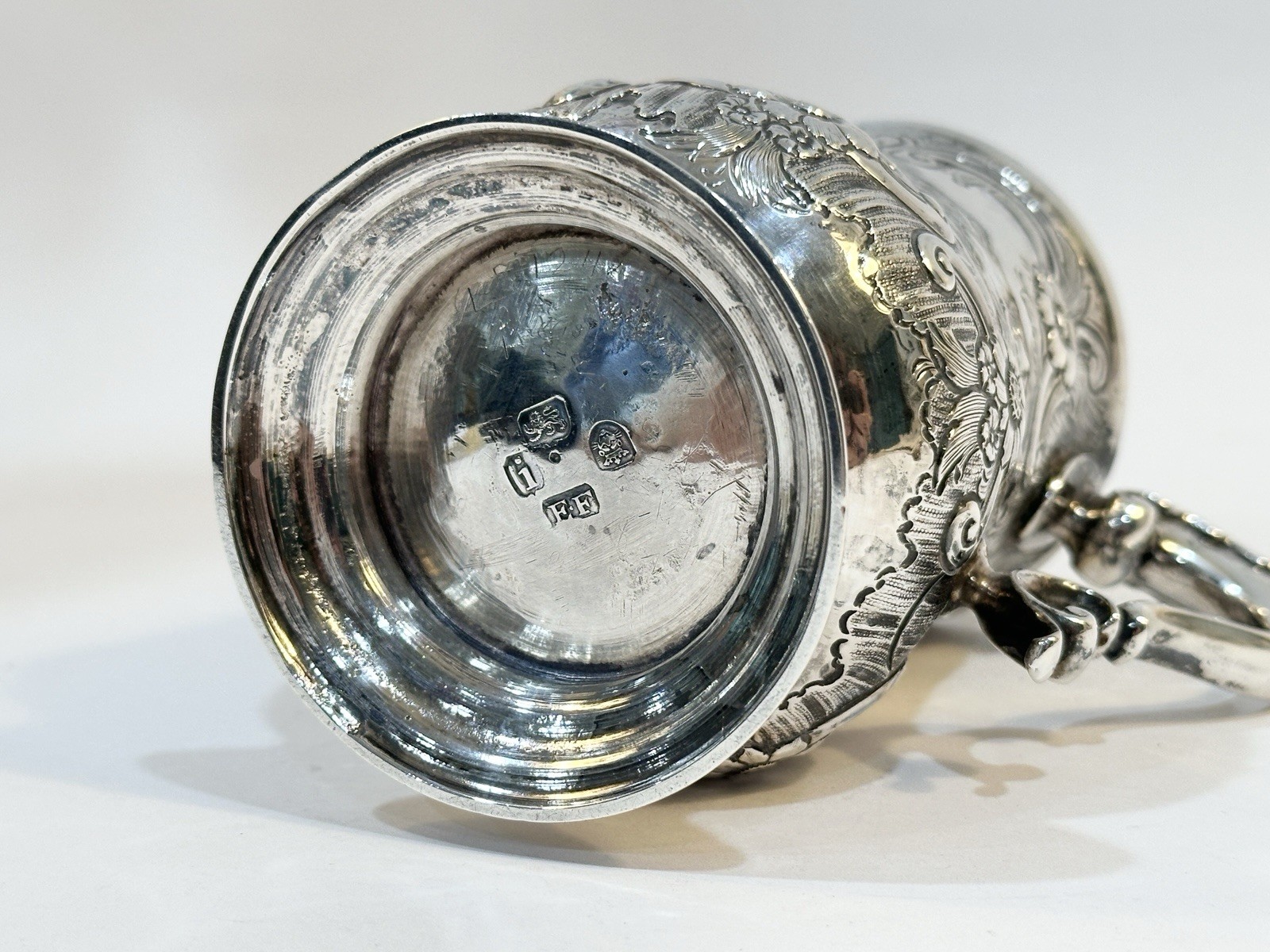 Antique 19th C Georgian Sterling Silver Mug London 1824 Edward Ferrell