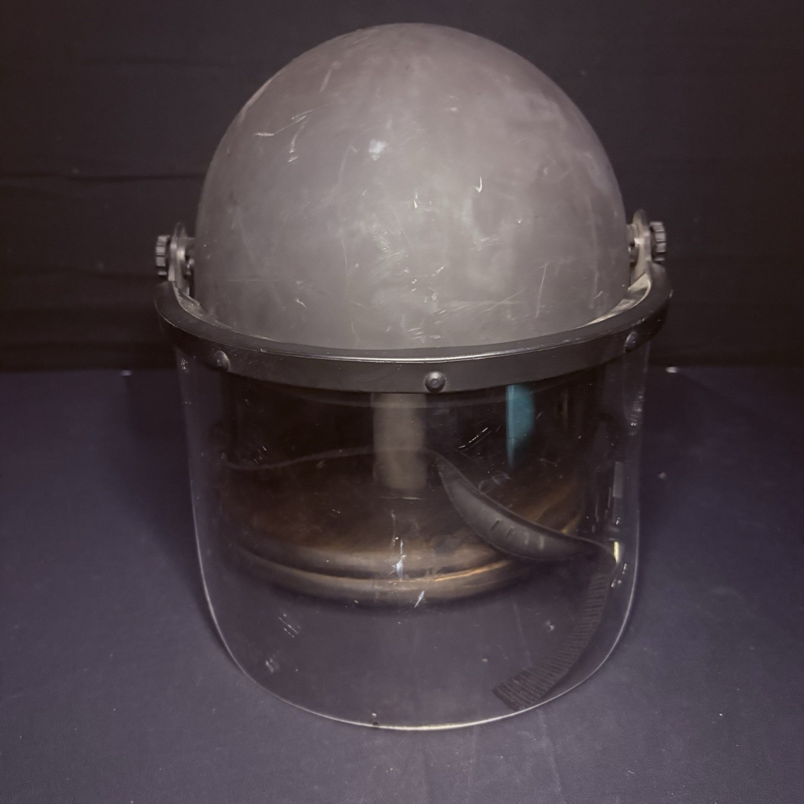 Police SWAT Riot Helmet Black (Universal Size) USA MADE w/ Removable Face Shield