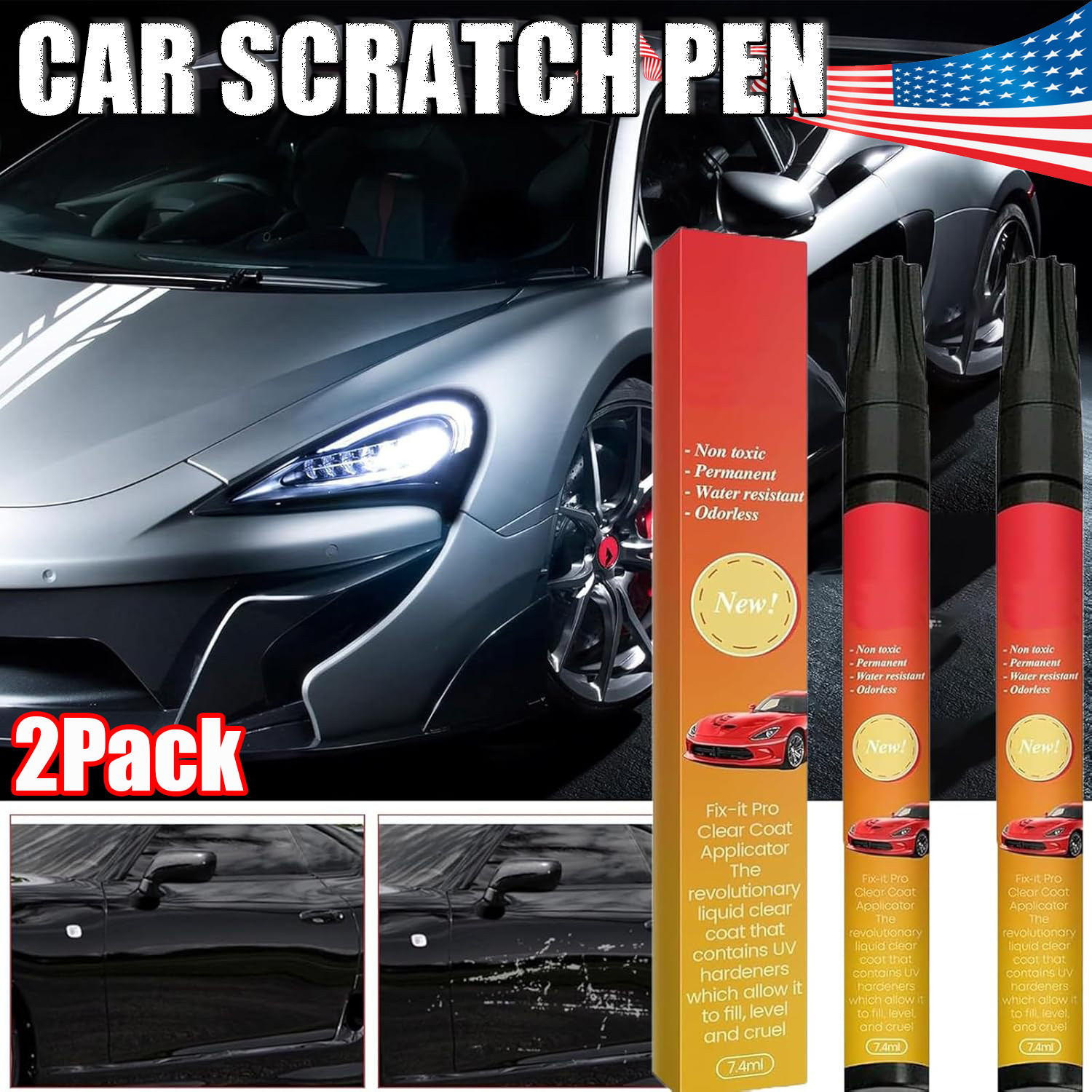 All Cars Magic Pen for Car Scratches, Magic Car Scratch Removal Pen 2025 HOT
