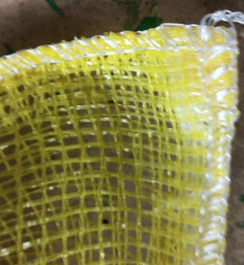 Yellow or Red Mesh Firewood Bags Purple Kindling Bags .75 or 1 Cubic Ft sizes