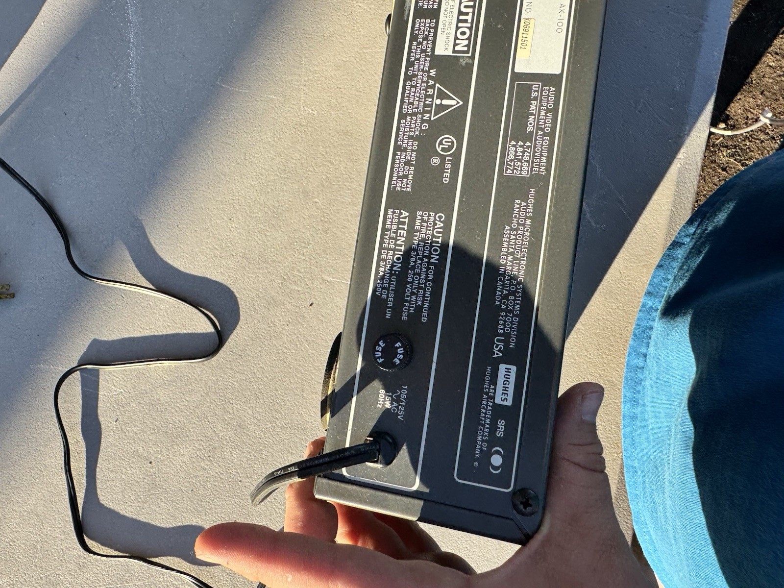 Hughes AK-100 Sound Retrieval System