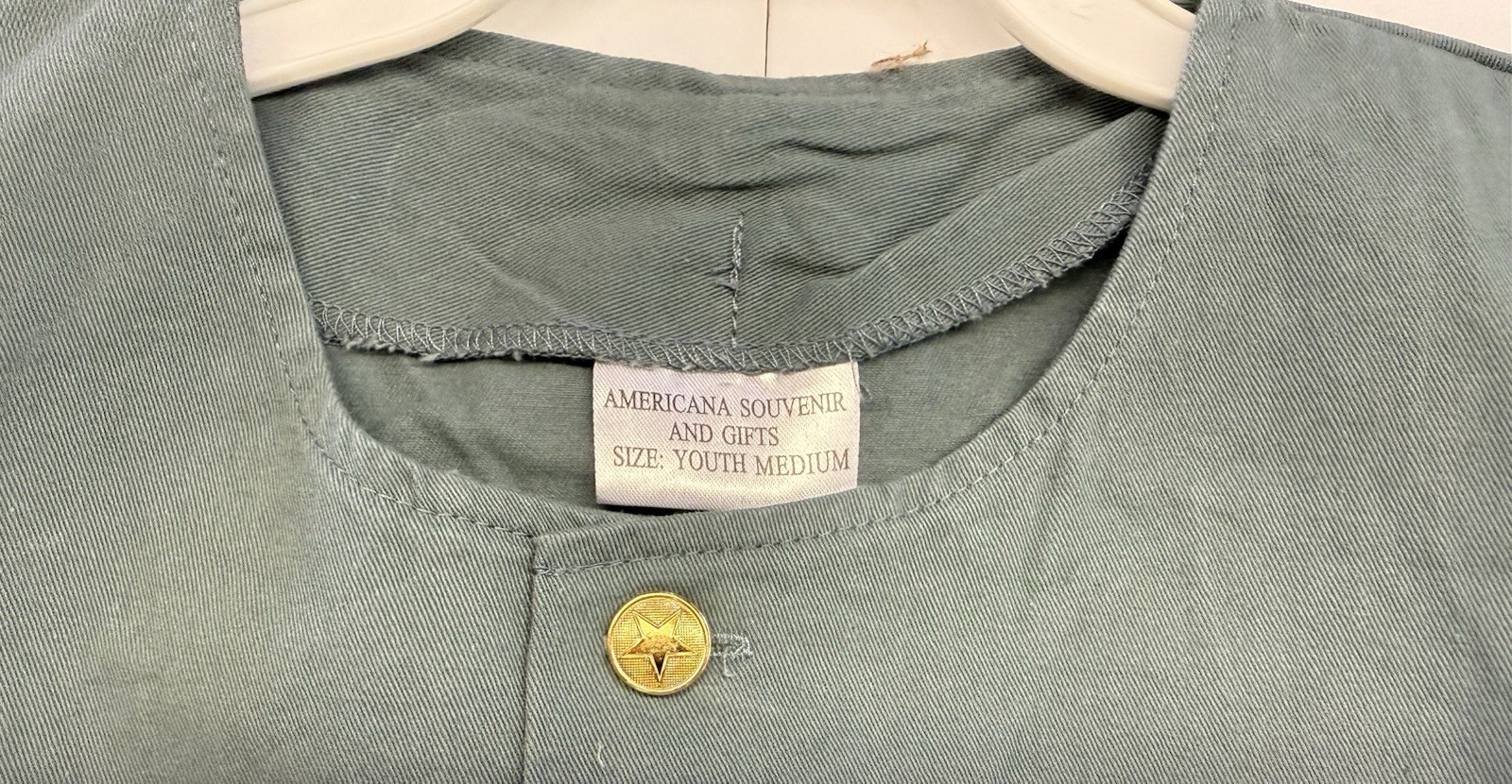 Confederate Uniform Jacket Size: Youth Medium