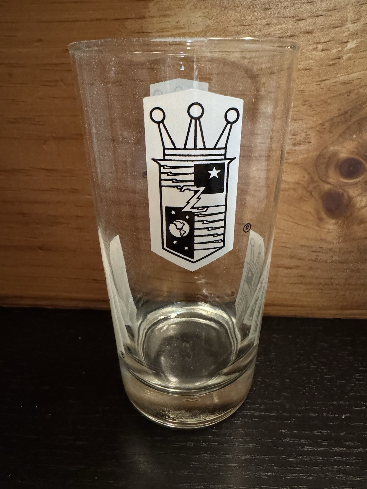 Vintage 1950’s MCM ZENITH Radio & Television Advertising Highball Glass