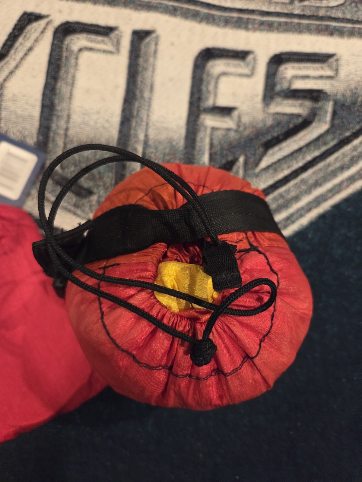 Eno Double Nest Hammock With Atlas Strap Suspension System Red/yellow