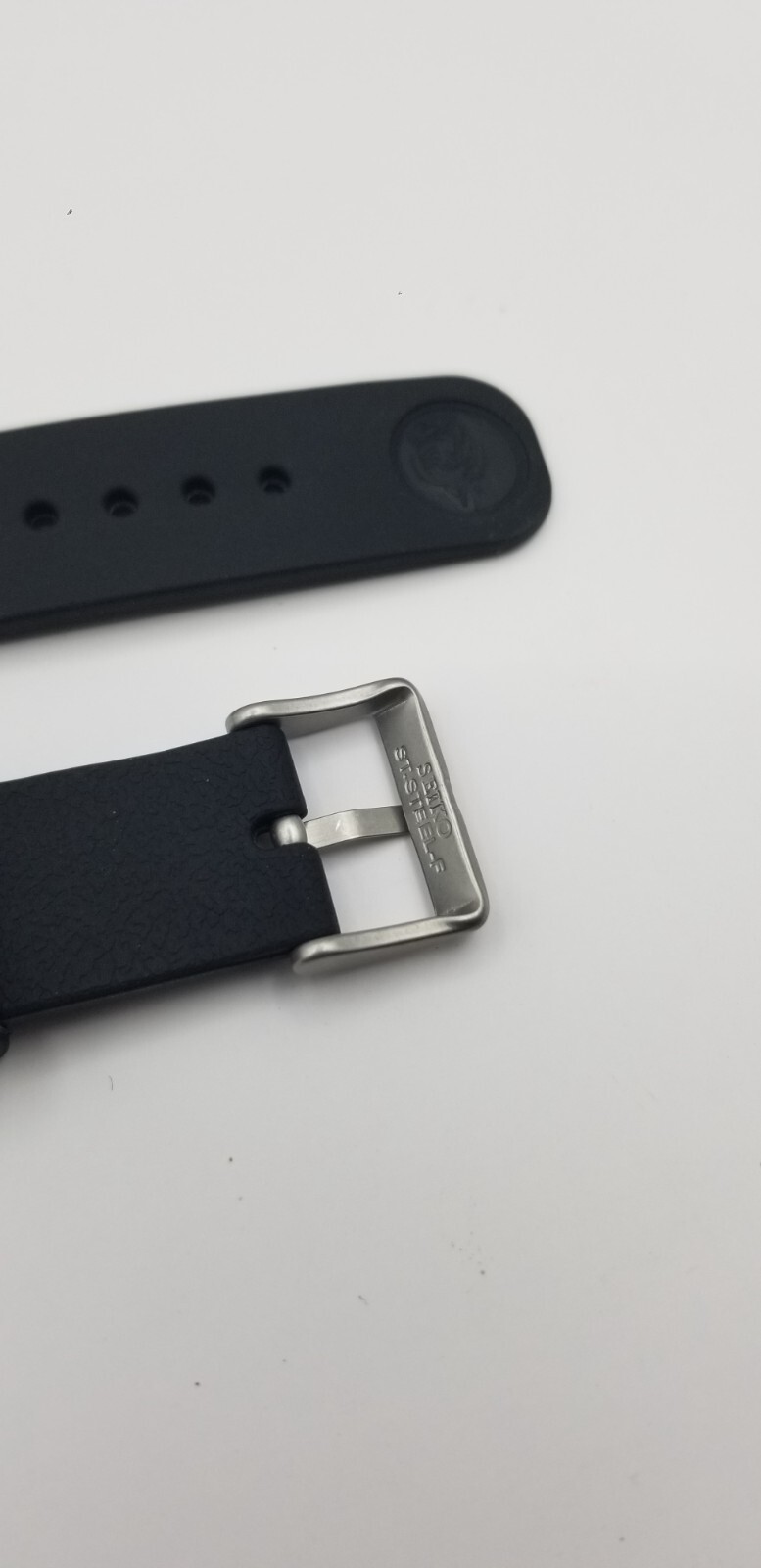 SEIKO Rubber Strap for SKX007 Divers Watch 22mm Z22 Black w/tool and spring bars